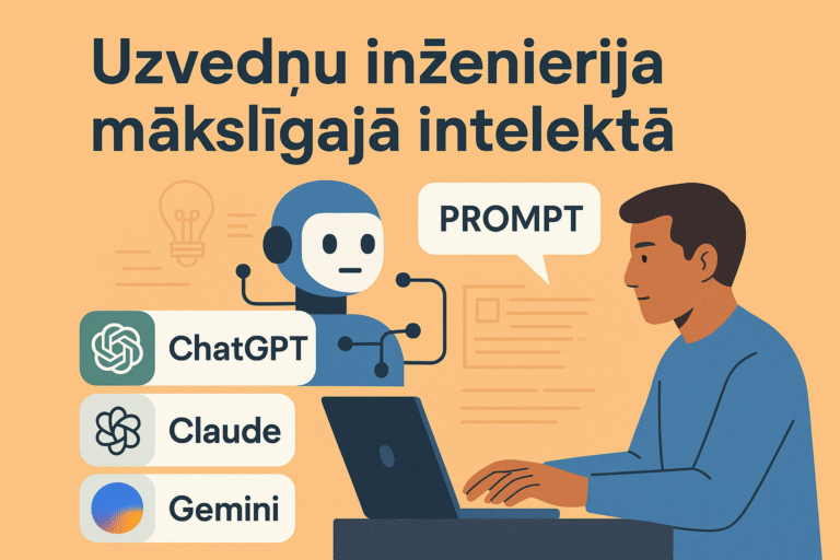 Kā pareizi uzdot jautājumu (prompt) mākslīgajam intelektam?