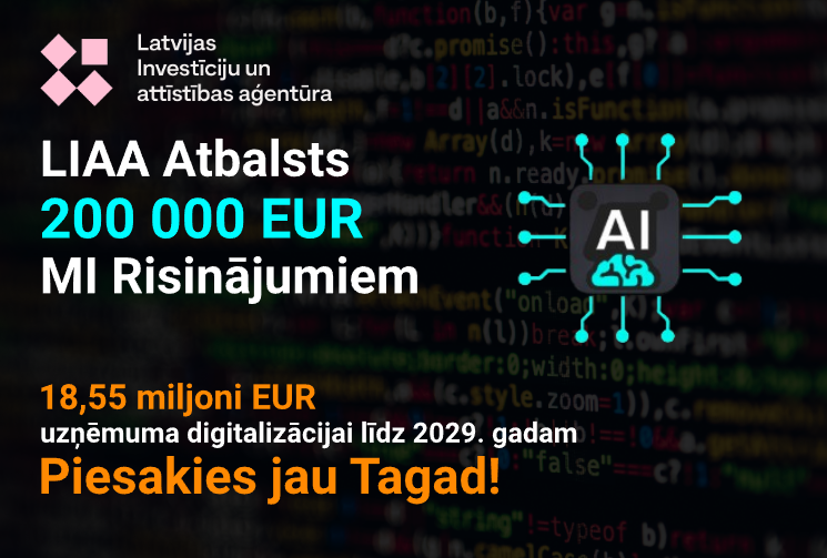 LIAA Atbalsts procesu digitalizācijai un mākslīgā intelekta risinājumiem | SIA "ReIntellex"